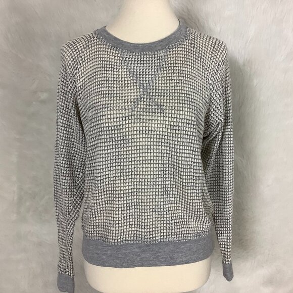 Nation LTD Gray Cotton Blend Seville Sweatshirt Sweater S - Picture 1 of 8